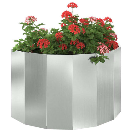 Planteringskärl Silver 90 x 45 x 50 cm Galvaniserat Stål
