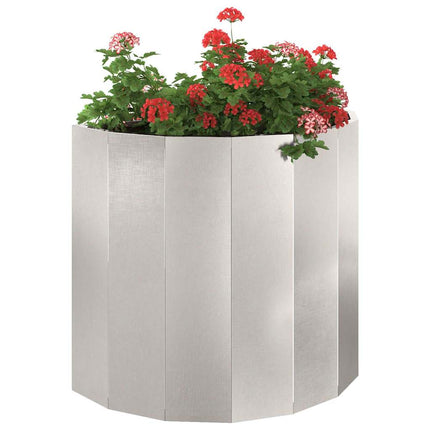 Planteringskärl Silver 60 x 30 x 50 cm Rostfritt stål