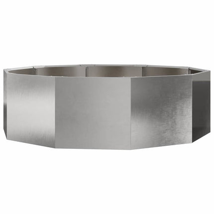 Planteringskärl Silver 120 x 120 x 35 cm Rostfritt stål
