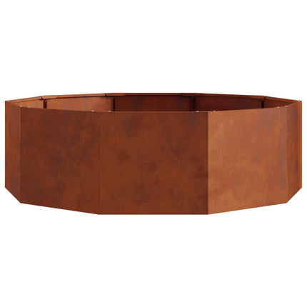Planteringskärl Rostig 120 x 120 x 35 cm Väderbeständig stål