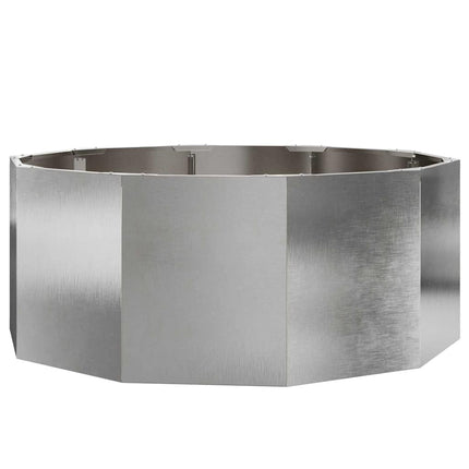 Planteringskärl Silver 90 x 90 x 35 cm Rostfritt stål