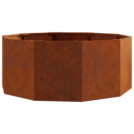Planteringskärl Rostig 90 x 90 x 35 cm Väderbeständig stål