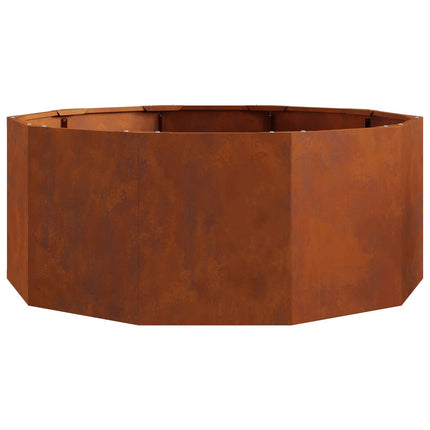 Planteringskärl Rostig 90 x 90 x 35 cm Väderbeständig stål