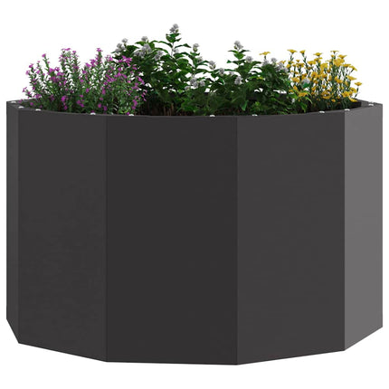 Planteringskärl Svart 60 x 60 x 35 cm Stål