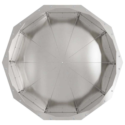 Planteringskärl Silver 60 x 60 x 35 cm Rostfritt stål