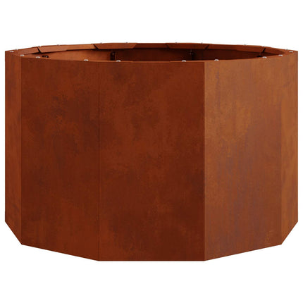 Planteringskärl Rostig 60 x 60 x 35 cm Väderbeständig stål