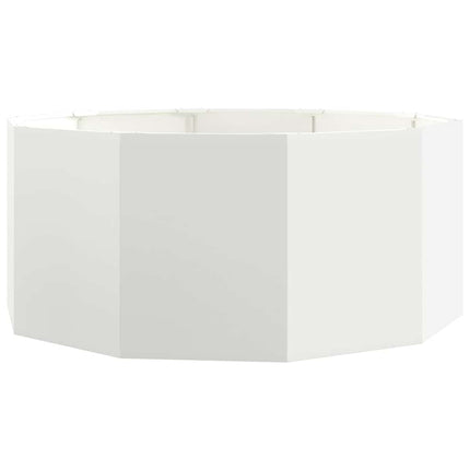 Planteringskärl Vit 120 x 120 x 50 cm Stål