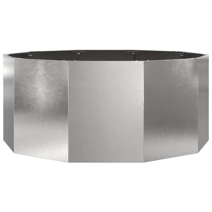 Planteringskärl Silver 120 x 120 x 50 cm Rostfritt stål
