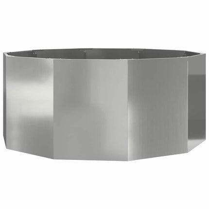 Planteringskärl Silver 120 x 120 x 50 cm Galvaniserat Stål