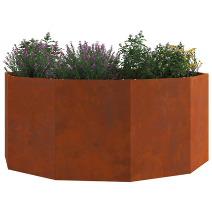 Planteringskärl Rostig 120 x 120 x 50 cm Väderbeständig stål