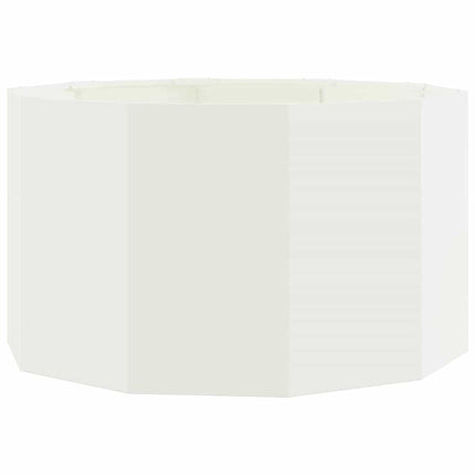 Planteringskärl Vit 90 x 90 x 50 cm Stål