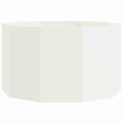 Planteringskärl Vit 90 x 90 x 50 cm Stål