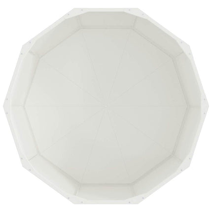 Planteringskärl Vit 90 x 90 x 50 cm Stål