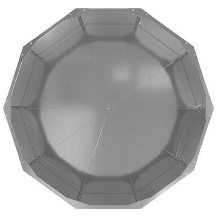 Planteringskärl Silver 90 x 90 x 50 cm Galvaniserat Stål