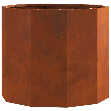 Planteringskärl Rostig 60 x 60 x 50 cm Väderbeständig stål