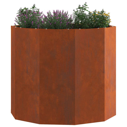 Planteringskärl Rostig 60 x 60 x 50 cm Väderbeständig stål