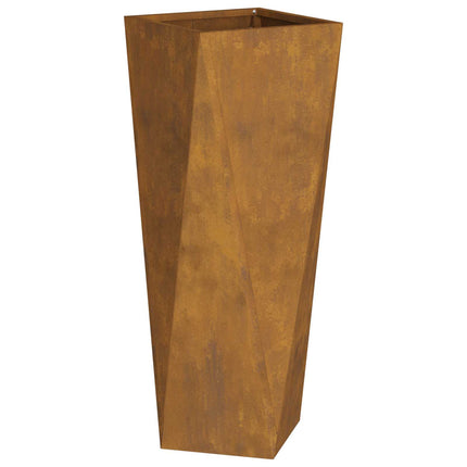 Planteringskärl 2 pcs Rostig 30 x 30 x 75 cm