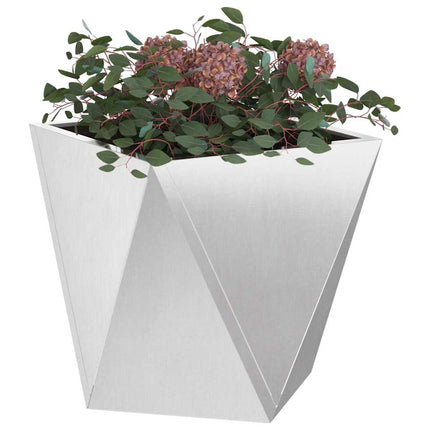 Planteringskärl Silver 30 x 30 x 30 cm Rostfritt stål