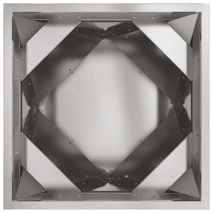 Planteringskärl 2 pcs Silver 30 x 30 x 30 cm Rostfritt stål