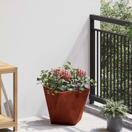 Planteringskärl 2 pcs Rostig 30 x 30 x 30 cm