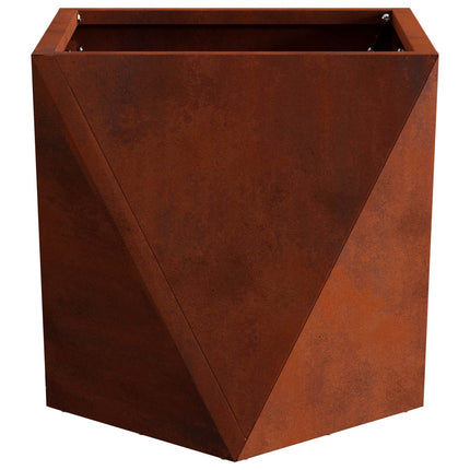 Planteringskärl 2 pcs Rostig 30 x 30 x 30 cm