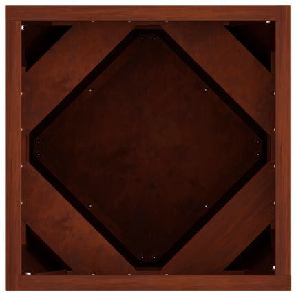 Planteringskärl 2 pcs Rostig 30 x 30 x 30 cm