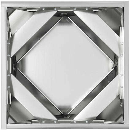 Planteringskärl Silver 40 x 40 x 40 cm Galvaniserat Stål