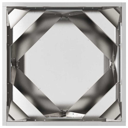 Planteringskärl Silver 50 x 50 x 50 cm Rostfritt stål