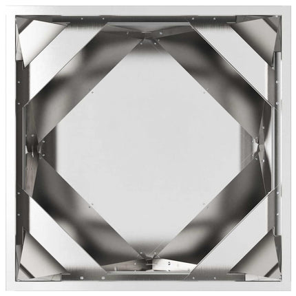 Planteringskärl Silver 50 x 50 x 50 cm Galvaniserat Stål