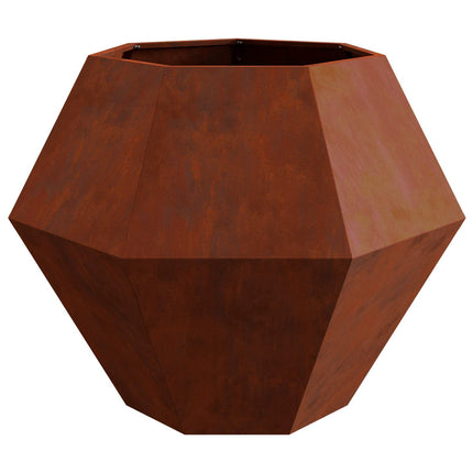Planteringskärl Rostig 100 x 100 x 80 cm Väderbeständig stål
