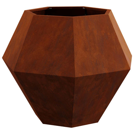 Planteringskärl Rostig 75 x 75 x 60 cm Väderbeständig stål