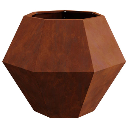 Planteringskärl Rostig 75 x 75 x 60 cm Väderbeständig stål