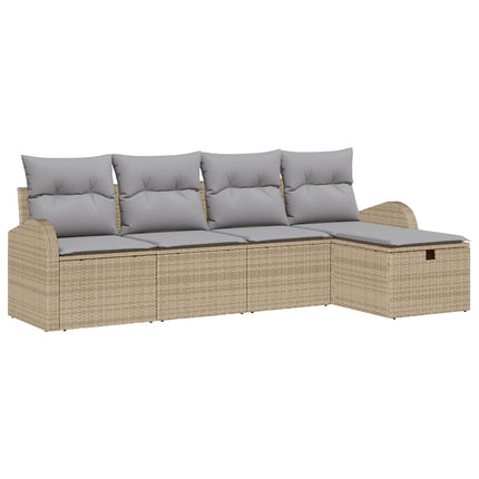 Soffset 5 st Beige och Ljusgrå konstrotting