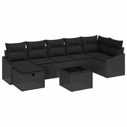 Soffset med kudde med lagring 8 pcs konstrotting