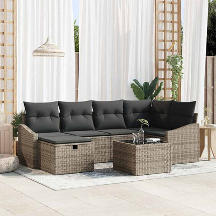 Soffset med kudde 7 pcs konstrotting