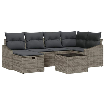 Soffset med kudde 7 pcs konstrotting