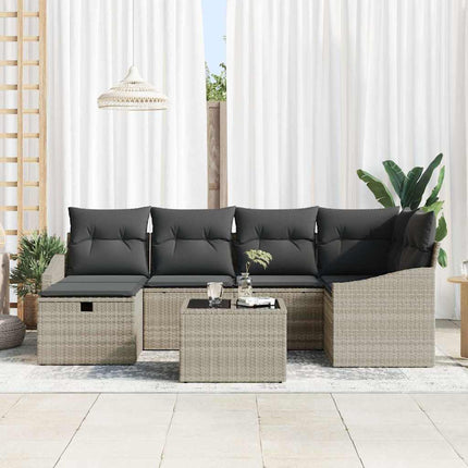 Soffset med kudde 6 pcs konstrotting