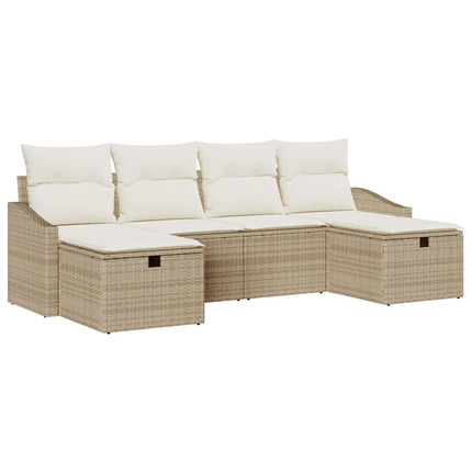 Soffset med kudde 6 pcs konstrotting