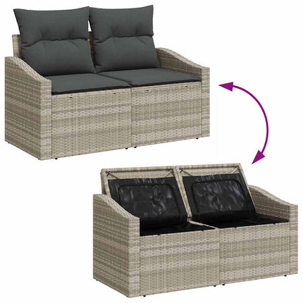 Soffset med kudde 6 pcs konstrotting