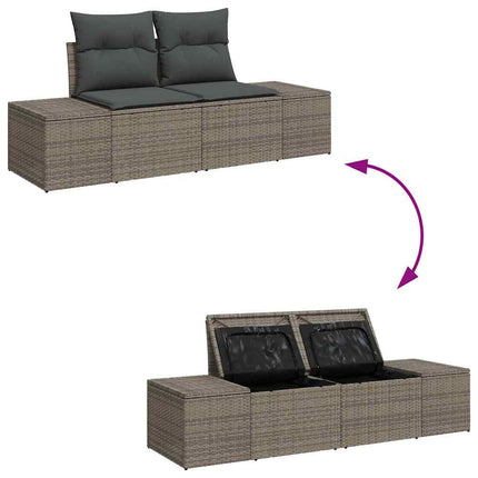 Soffset med kudde 4 pcs konstrotting