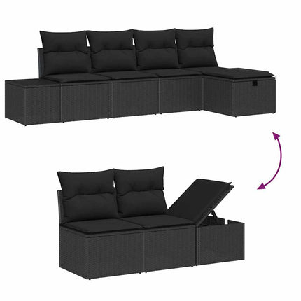 Soffset med kudde 6 pcs konstrotting