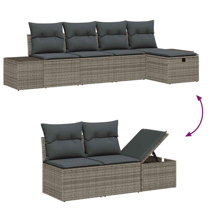 Soffset med kudde 5 pcs konstrotting