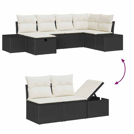 Soffset med kudde 7 pcs konstrotting
