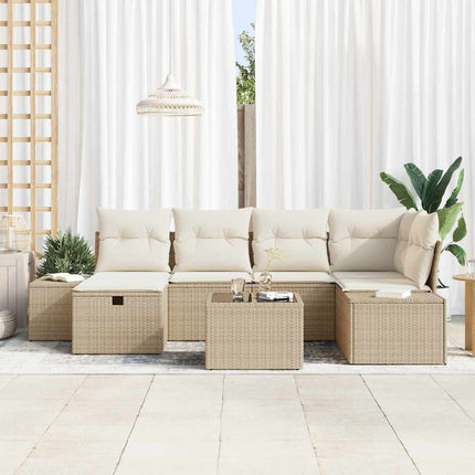 Soffset med kudde 7 pcs konstrotting