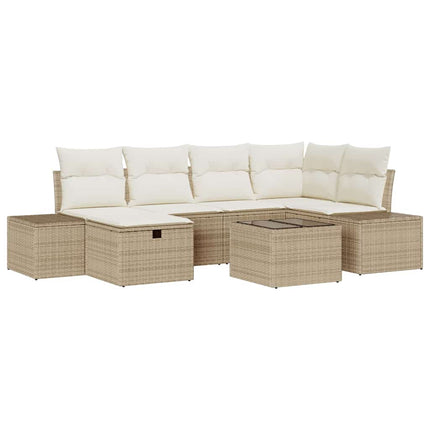 Soffset med kudde 7 pcs konstrotting