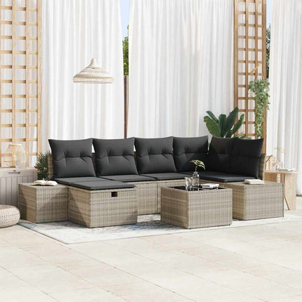 Soffset med kudde 6 pcs konstrotting