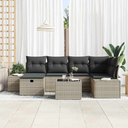 Soffset med kudde 6 pcs konstrotting
