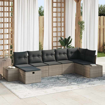 Soffset med kudde 7 pcs konstrotting
