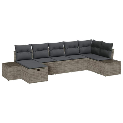Soffset med kudde 7 pcs konstrotting