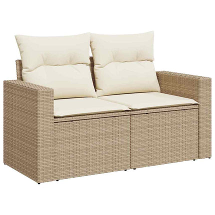 Trädgårdsoffset 8 st Beige konstrotting